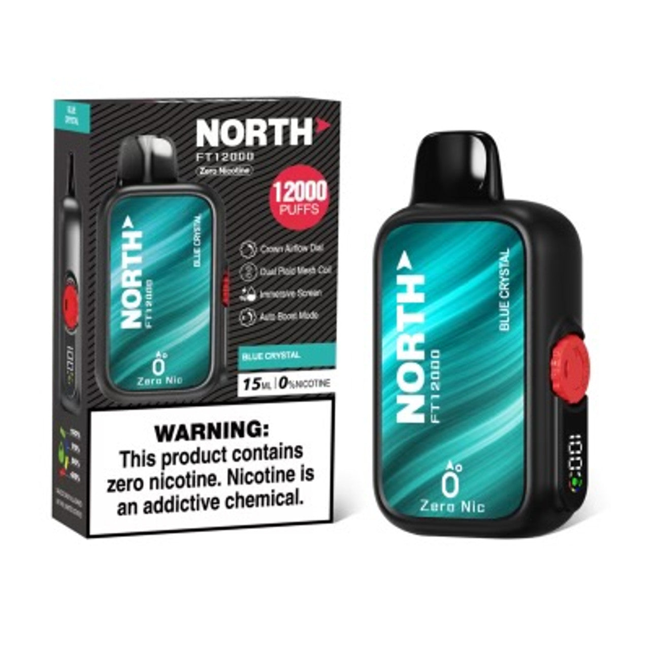 North FT12000 - Disposable Vape (0% - 12,000 Puffs) - Box of 10