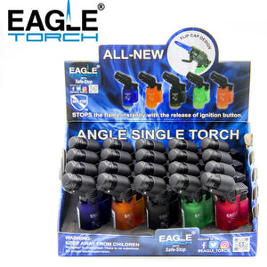 Eagle Torch Single Angle Torch Lighter PT116A/B - Disposable Lighters (Box of 20) - MK Distro