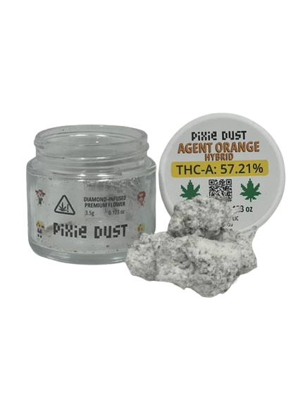 Pixie Dust - Diamond Infused Premium Flower (THCA) - Hemp Flower (3.5g) - MK Distro