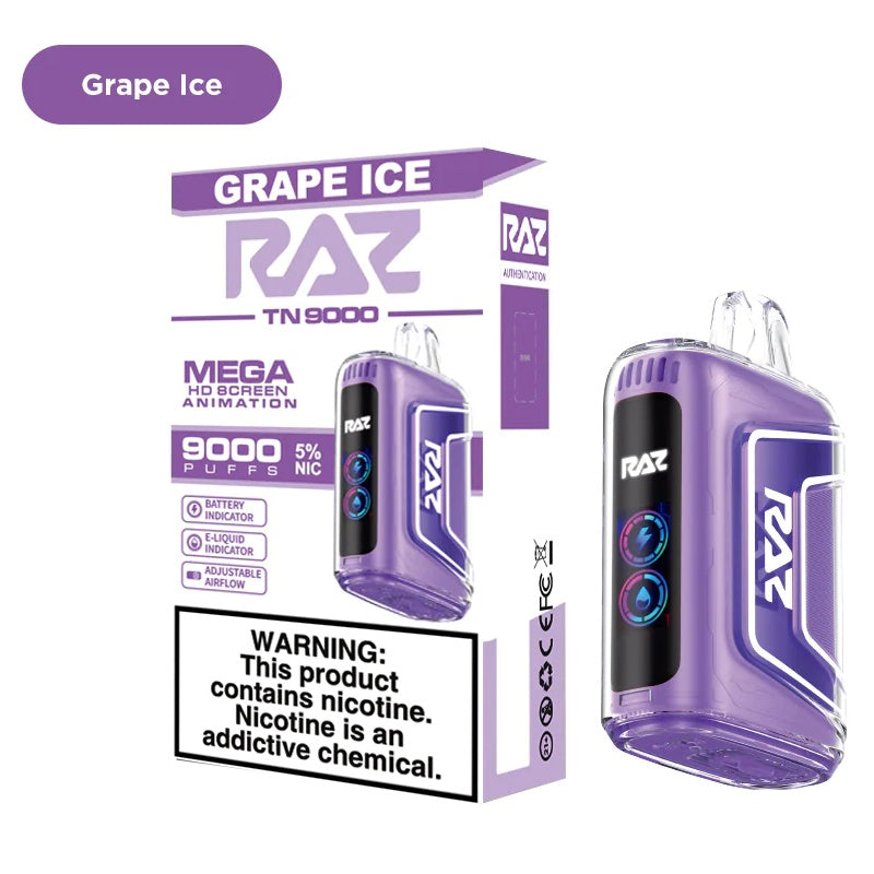 RAZ TN9000 - Disposable Vape (5% - 9000 Puffs) - Box of 5