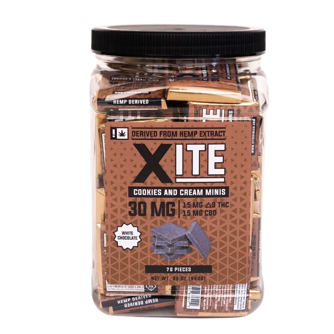 Xite Delta - 9 Chocolate Minis (30mgx70) - MK Distro