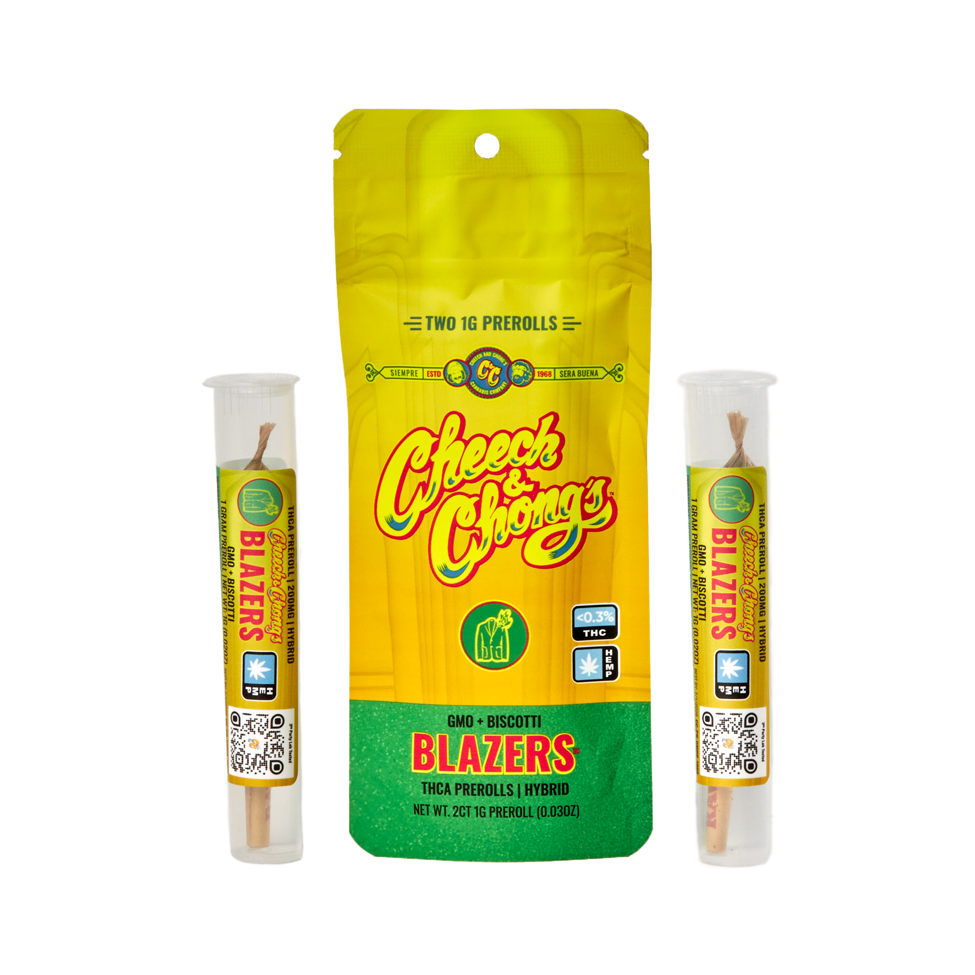 Cheech and Chong's - Blazers (THC A+ HHC) - Delta Pre-Rolls (1g x 12) - MK Distro