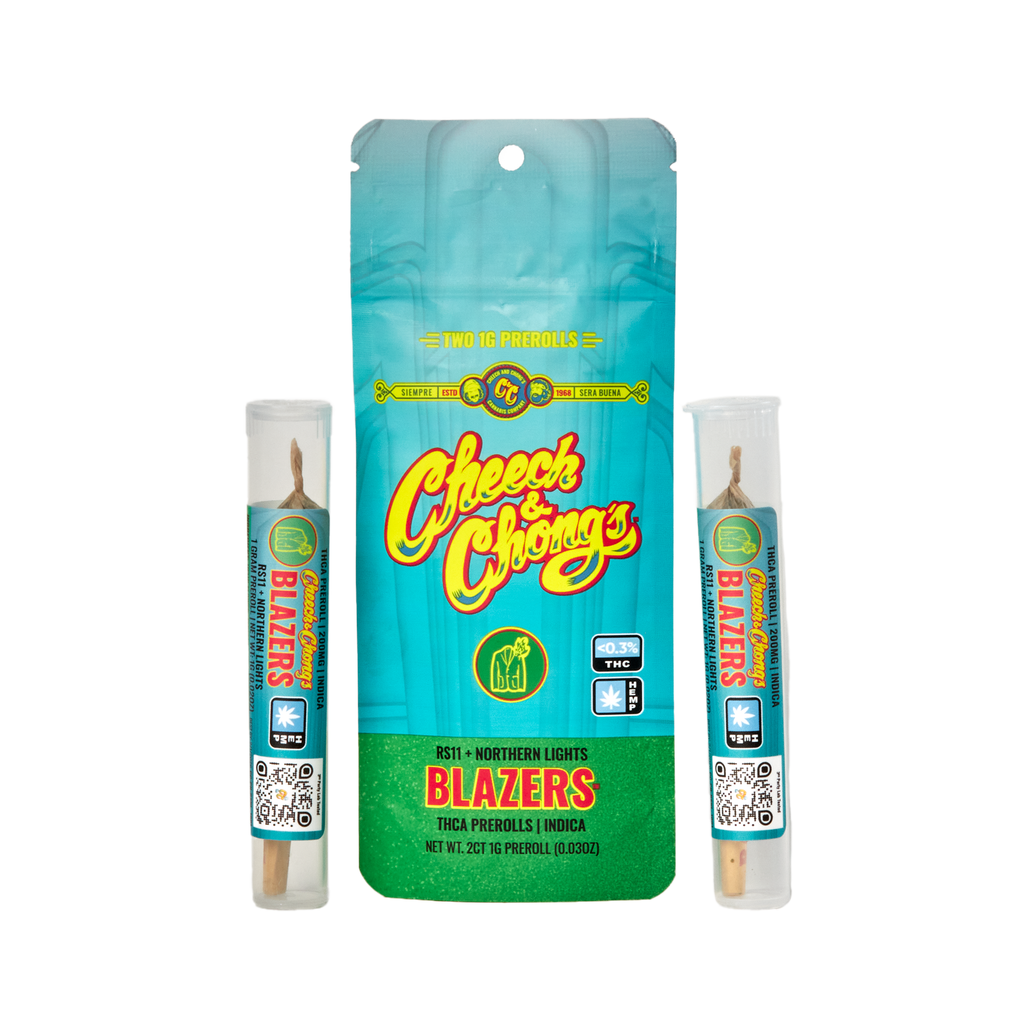 Cheech and Chong's - Blazers (THC A+ HHC) - Delta Pre-Rolls (1g x 12) - MK Distro