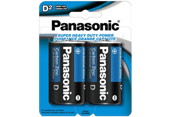Panasonic - D Batteries Super Heavy Duty (UM-2NPA/2B) - Batteries (Box of 24) - MK Distro