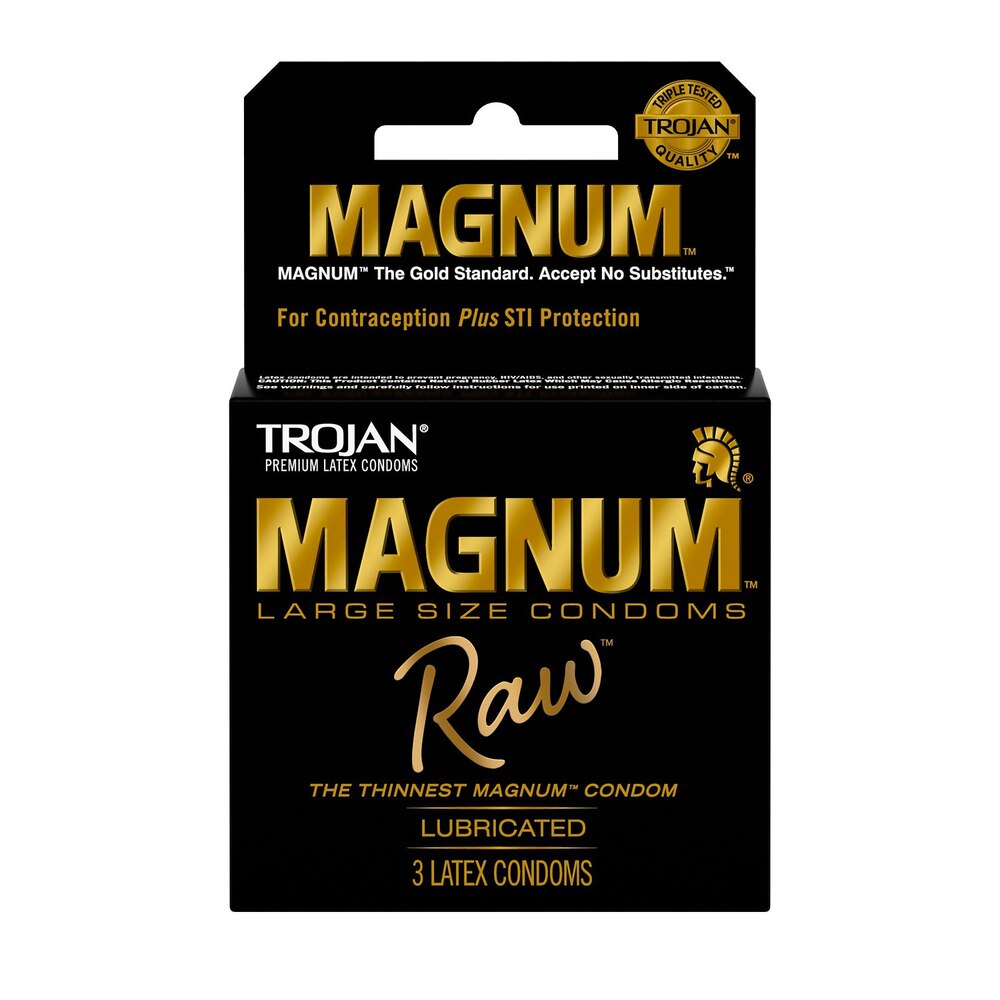 Trojan Condom - Magnum Raw - (6 Pack x 3)