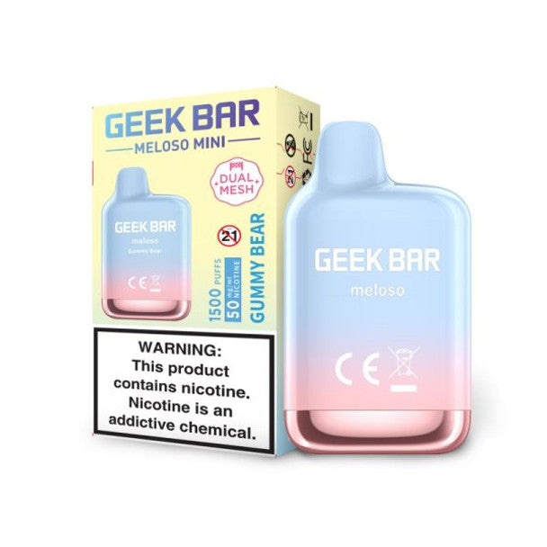 Geek Bar Meloso Mini - Disposable Vape (5% - 1500 Puffs) - Box of 10