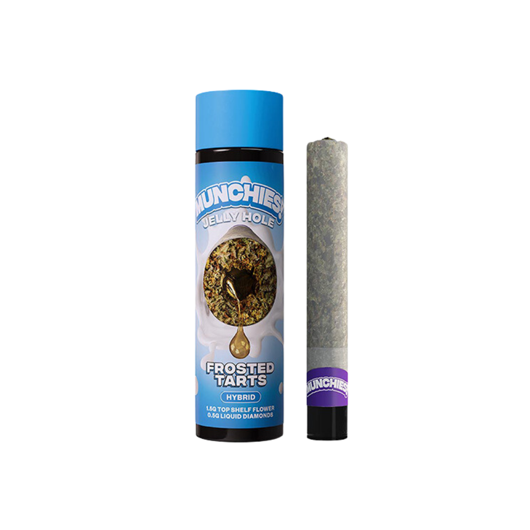 Munchies! - Jelly Hole (1.5g Flower + 0.5g Liquid Diamonds) - Delta Pre-Rolls (2g x 1 Pre-Roll)