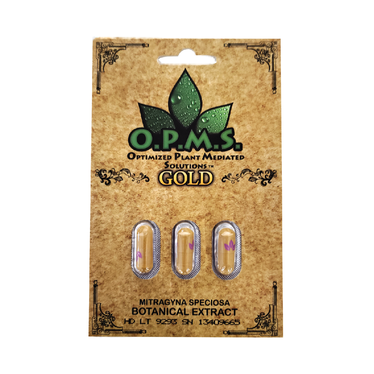 OPMS Gold Capsules - Kratom Capsules - MK Distro