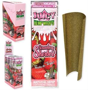 Juicy Hemp Wraps - Terp Enhanced - Wraps (25 x 2 Wraps) - MK Distro