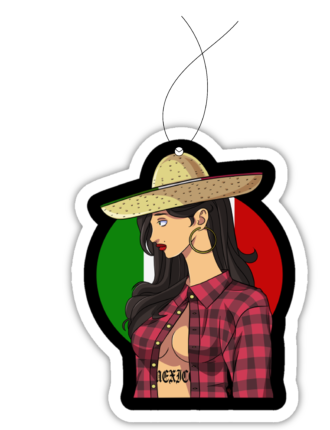 Exotic Fresh Air freshener - Mexican Girl - Black Ice - MK Distro