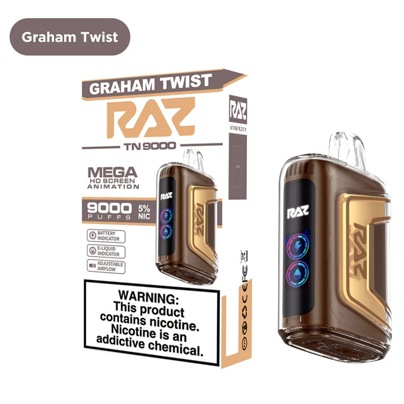 RAZ TN9000 - Disposable Vape (5% - 9000 Puffs) - Box of 5