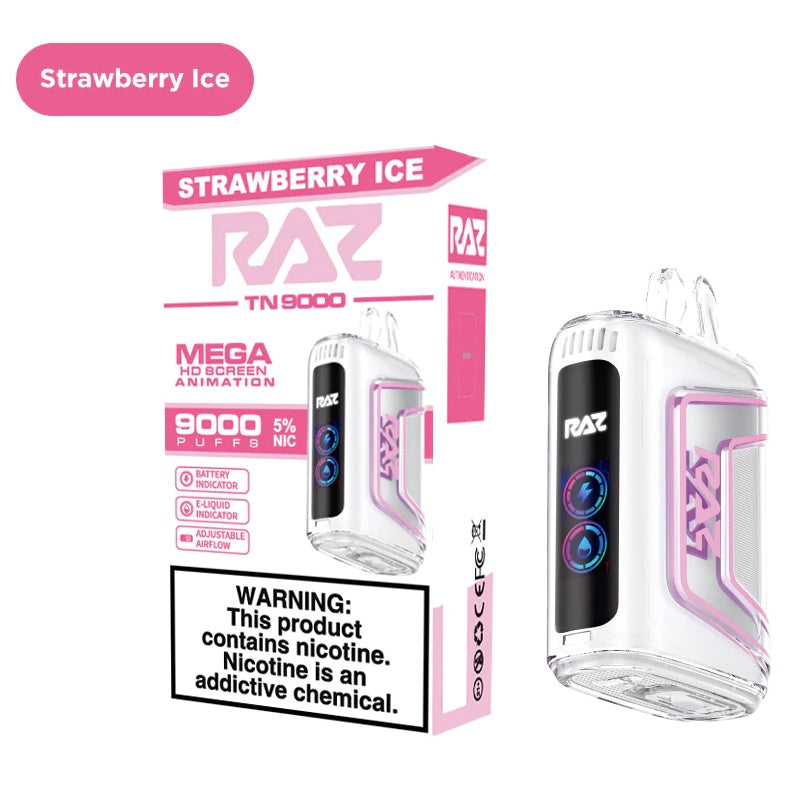 RAZ TN9000 - Disposable Vape (5% - 9000 Puffs) - Box of 5