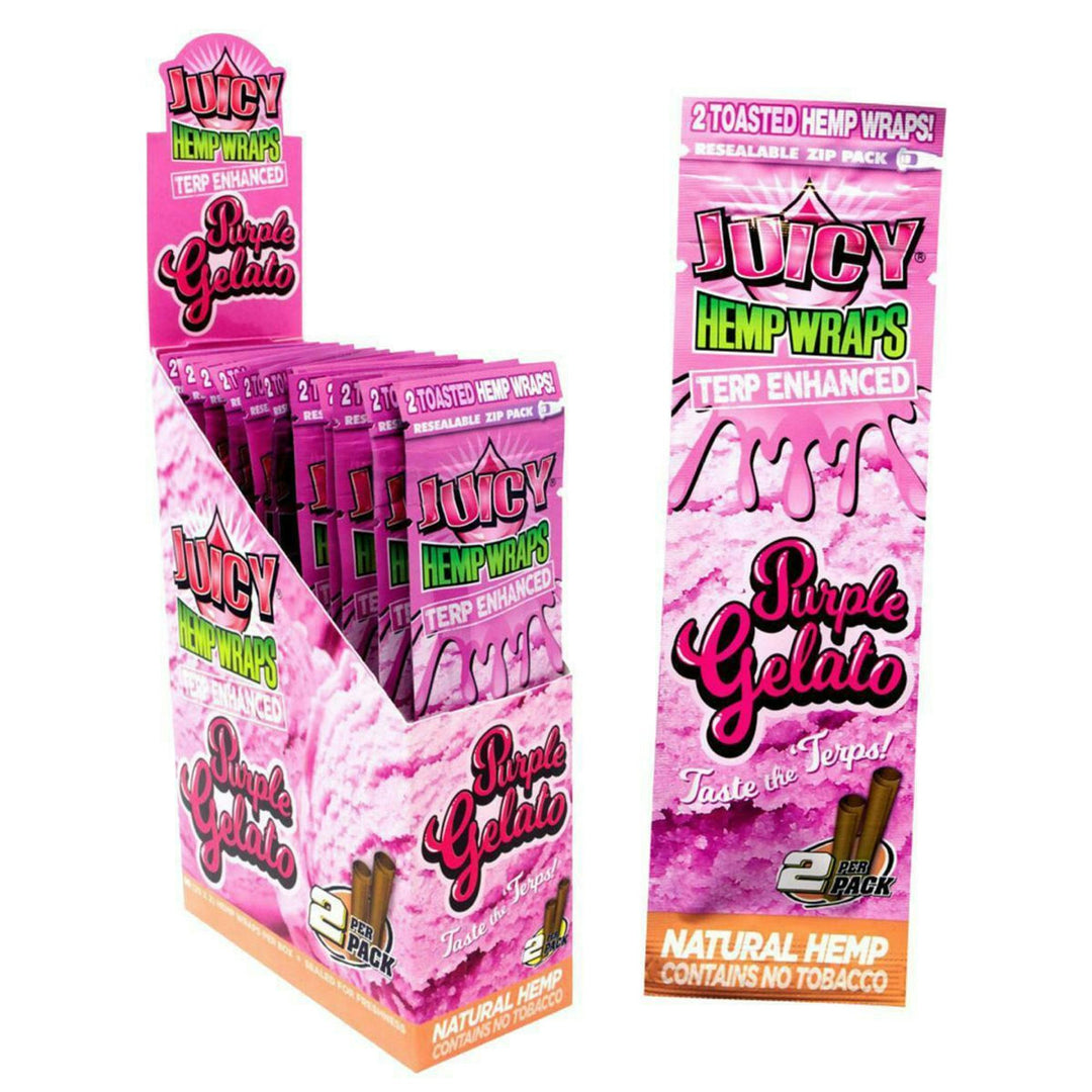 Juicy Hemp Wraps - Terp Enhanced - Wraps (25 x 2 Wraps) - MK Distro