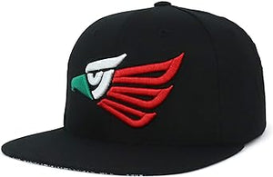 Adjustable Baseball Hat - Zion Eagle (Solid Black) - MK Distro