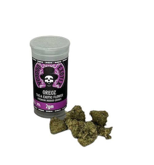 Voodoo Exotix - Premium Indoor Grown (THC-A) - Hemp Flower (2g)