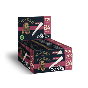 Zig Zag - 70's Mini Ultra Thin - Cones (12 x 24 Cones) - MK Distro
