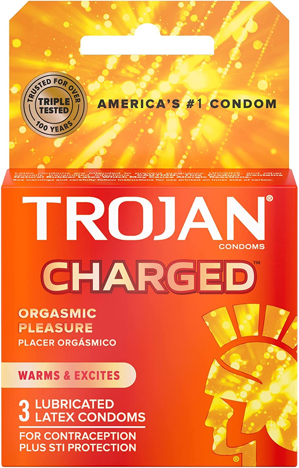 Trojan Condom - Charged - (6 Pack x 3)