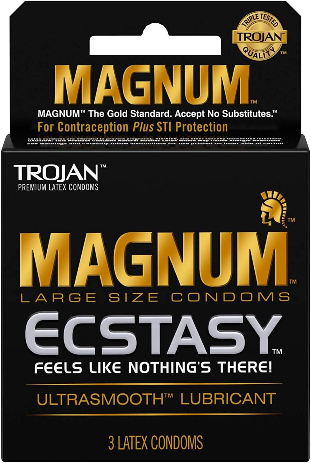 Trojan Condom - Magnum Ecstasy - (6 Pack x 3)