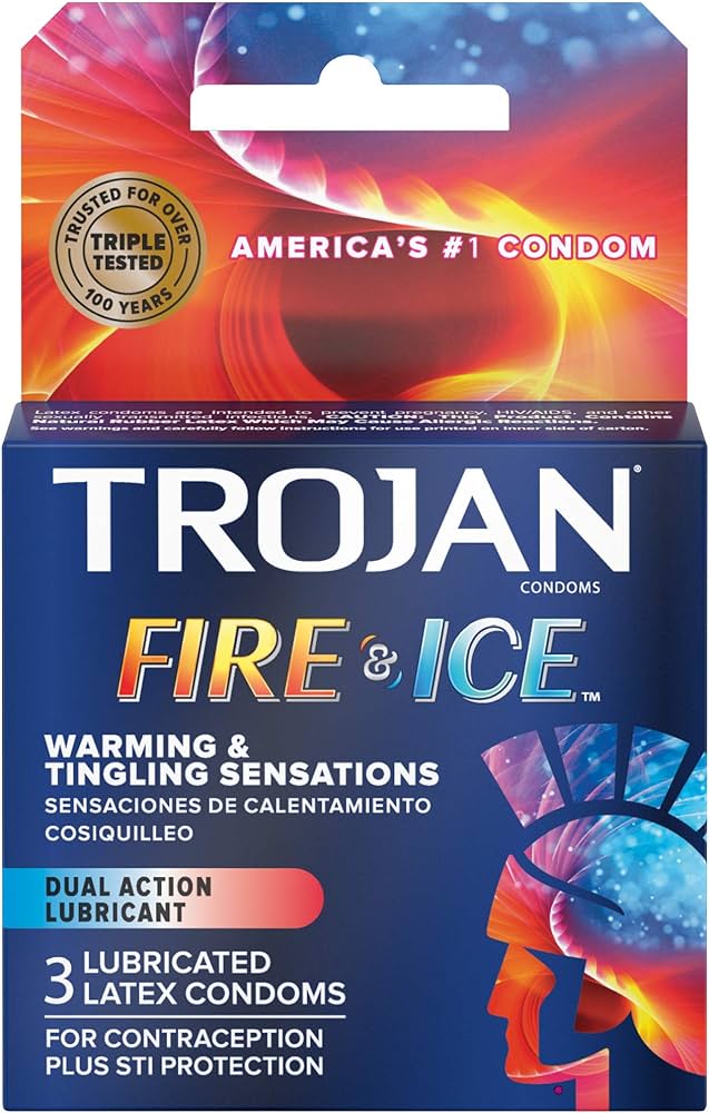 Trojan Condom - Fire & Ice - (6 Pack x 3)