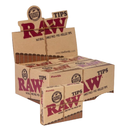 Raw - Authentic Pre-Rolled Tips (20 Packs x 21 Tips)