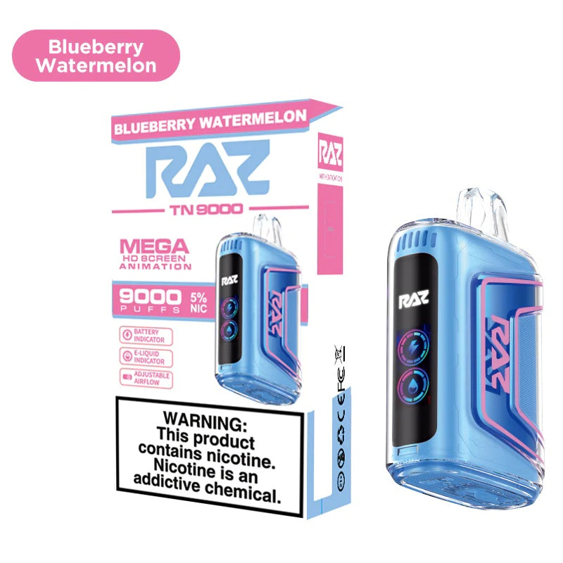 RAZ TN9000 - Disposable Vape (5% - 9000 Puffs) - Box of 5