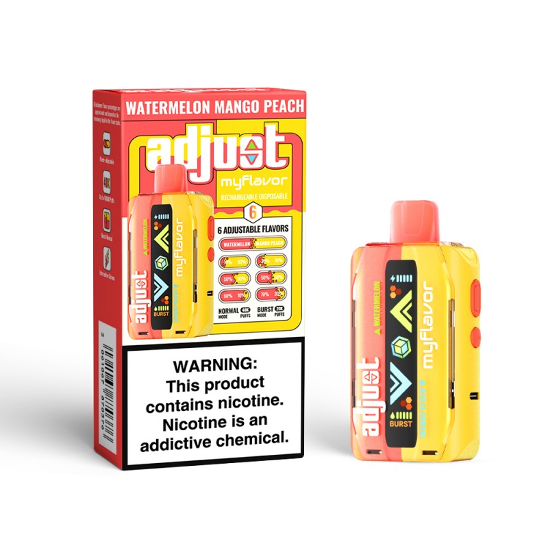 Adjust Myflavor - Disposable Vape (5% - 40000 Puffs) - Box of 5