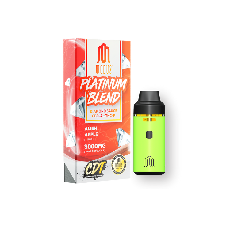 MODUS - Platinum Blend CDT Diamond Sauce (CB9-A + THC -P) - Hemp Disposable (3g x 5) - MK Distro