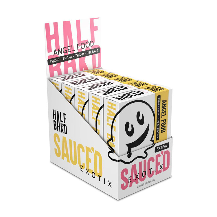 Half Bak'd - Live Resin Sauce'd Exotic (THC-P) - Hemp Disposables (4g x 5) - MK Distro