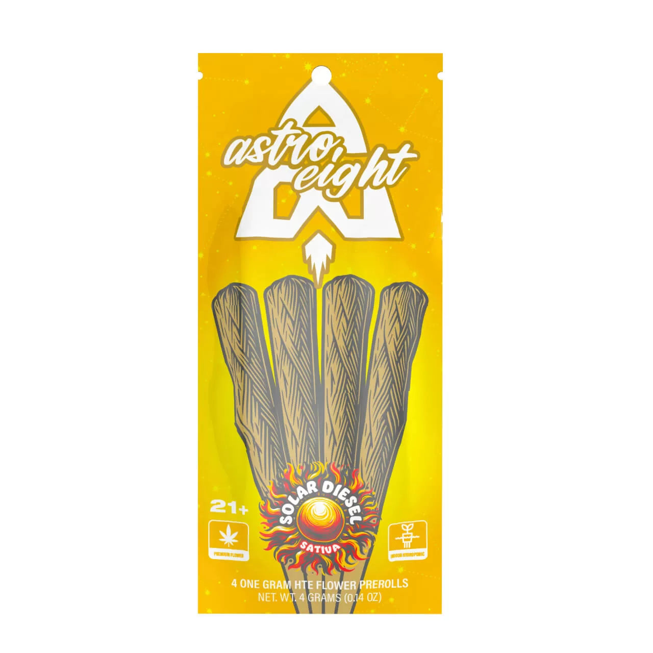 Astro Eight - HTE - Hemp Pre-Rolls (4g x 10) | MK Distro