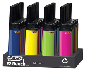 BiC EZ-Reach - Classic Series - Pocket Lighters (40-Count Tray) - MK Distro