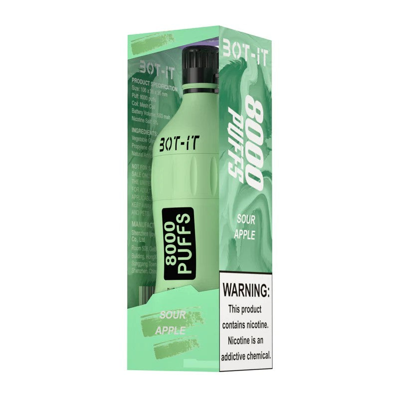 BOT IT - Disposable Vape (5% - 8000 Puffs) - MK Distro