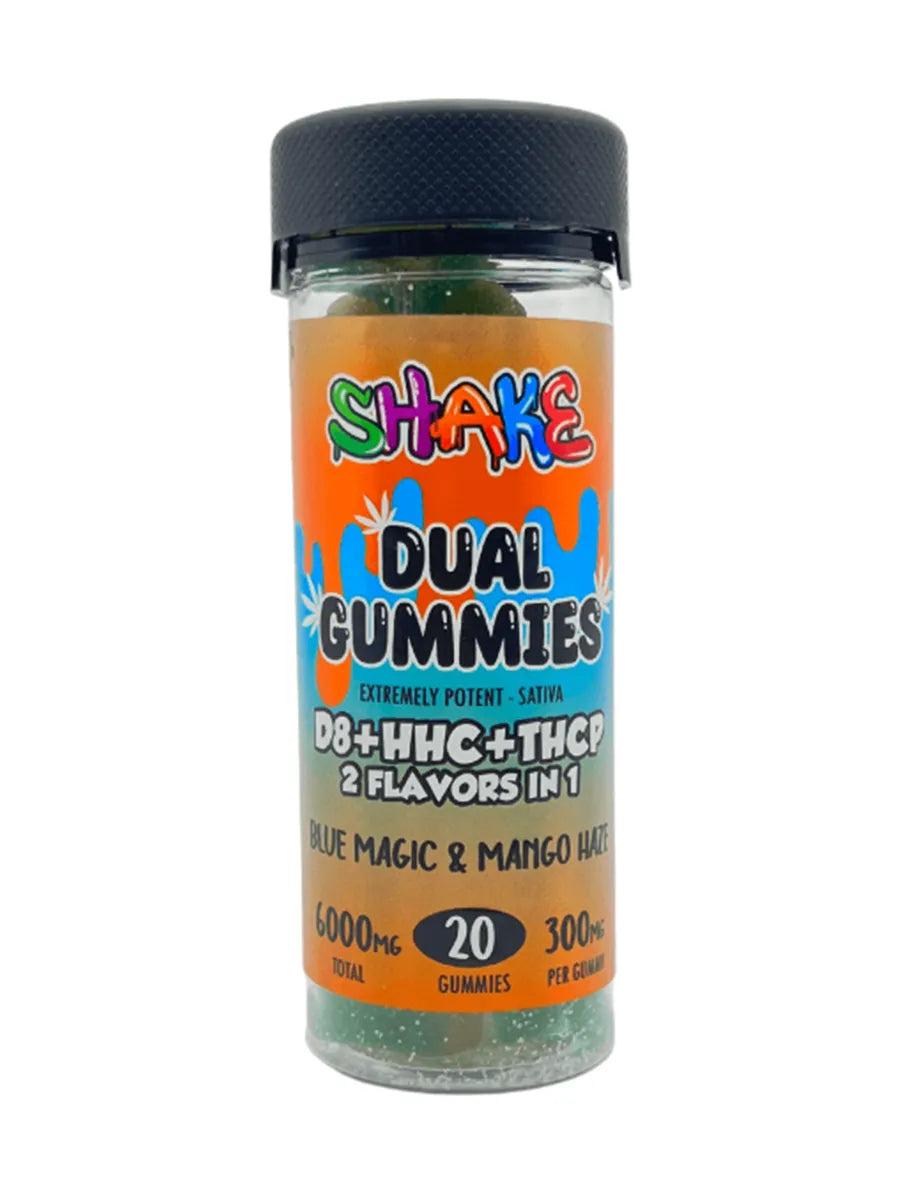 Shake - THC-A Edibles Dual Gummies (D8+HHC+THCP) - Delta Gummies (6000mg)