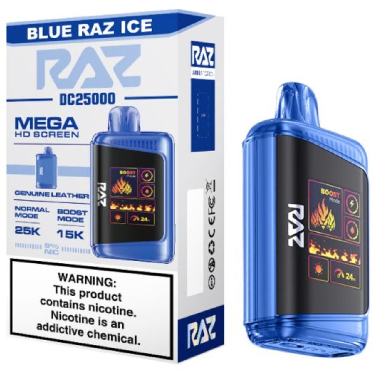 Raz DC25000 - Disposable Vape (5% - 25000 Puffs) - MK Distro