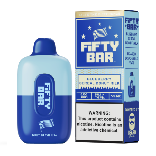 HiddenHills x Fifty Bar - Disposable Vape (5% - 6,500 Puffs) - Box of 5