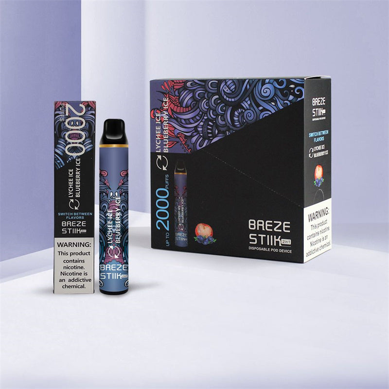 Breze Stiik Dual Flavor 2 in 1 - Disposable Vape (5% - 2000 Puffs) - MK Distro