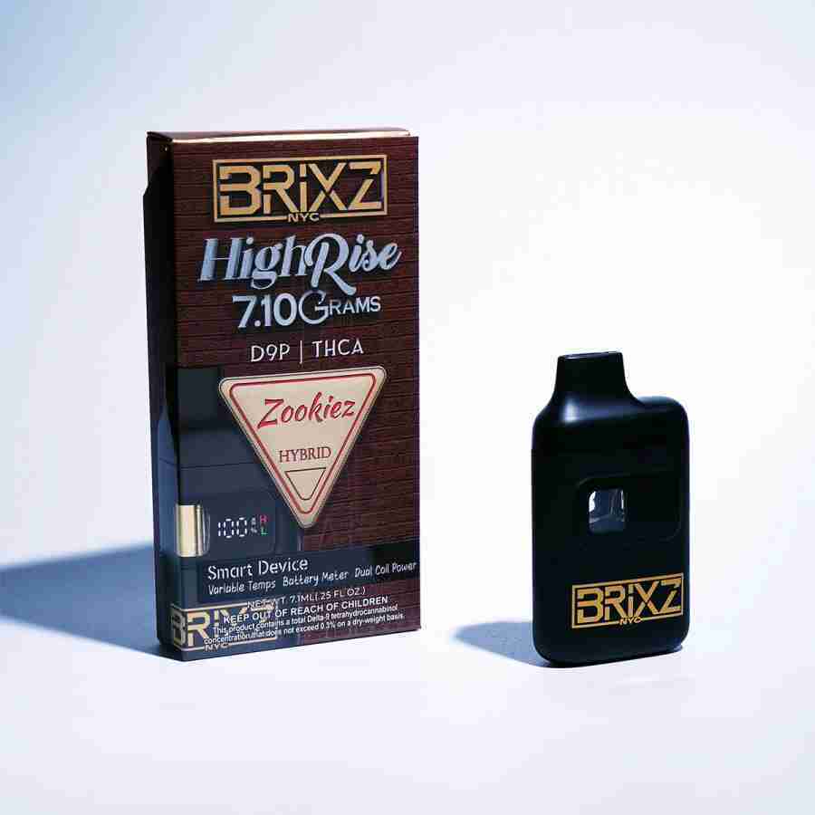 BRIXZ - High Rise (HHCP/HHC) - Hemp Disposables (7.1g x 5) - MK Distro