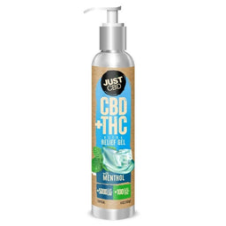 Just CBD - Ultra Relief Gel with Menthol (CBD + THC) - Topicals (CBD-5000mg + THC-100mg)