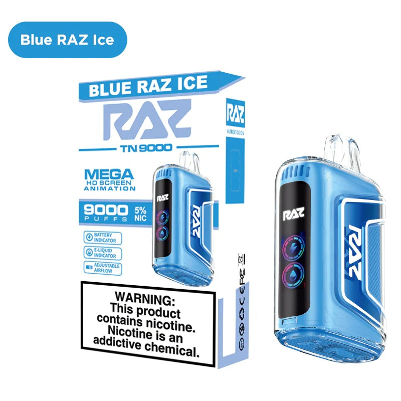 RAZ TN9000 - Disposable Vape (5% - 9000 Puffs) - Box of 5