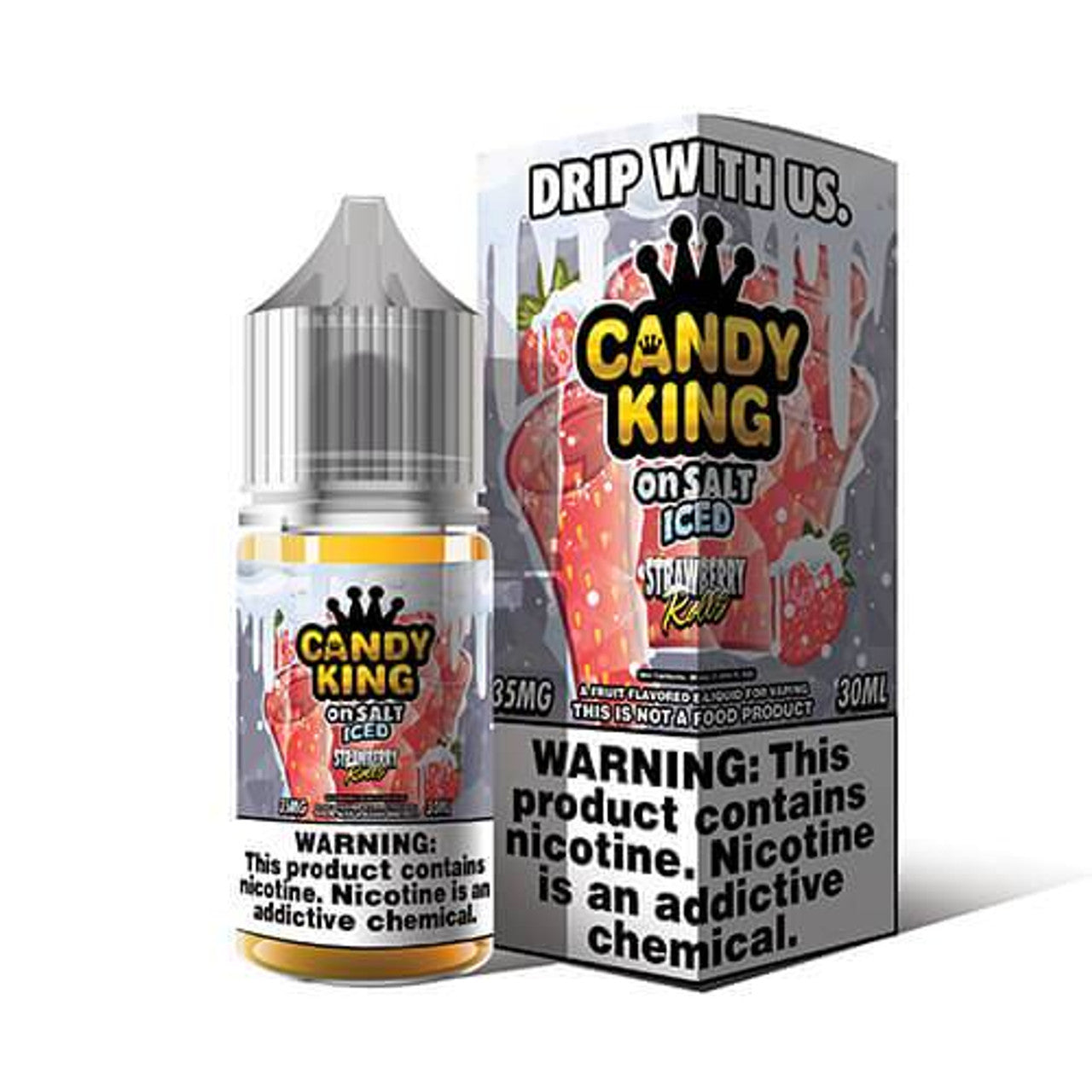 Candy King on Salt Iced - Salt Nic E-Liquid (30mL) - MK Distro