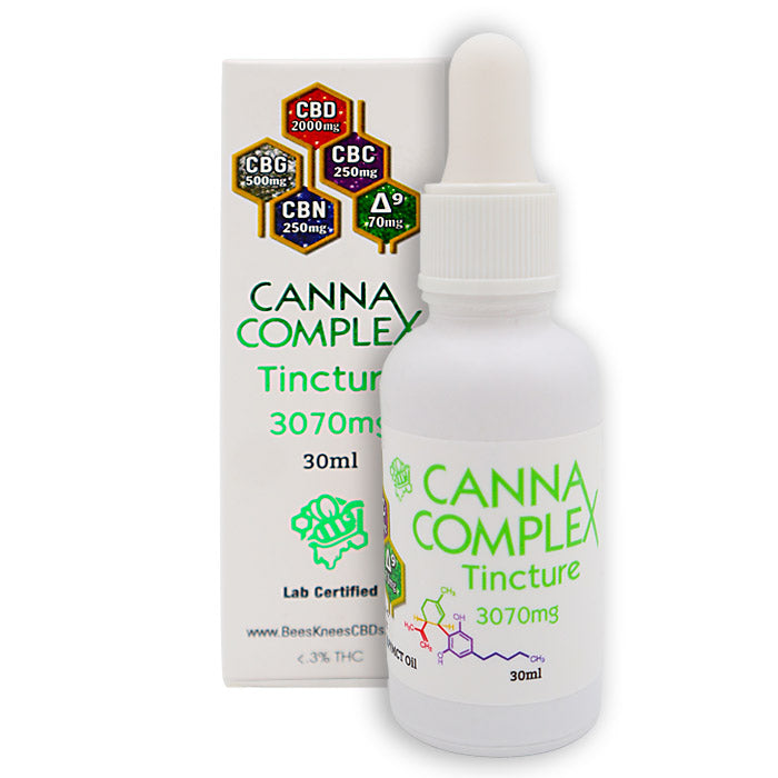 Bee's Knees - Canna Complex - Tincture - 3070mg D9 - MK Distro