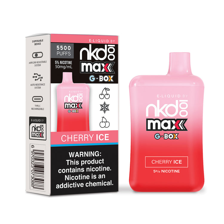 NKD MAX G-Box - Disposable Vape (5% - 5500 puffs) - MK Distro
