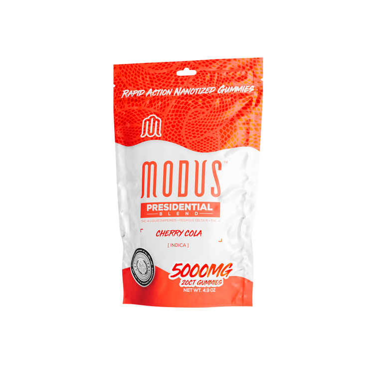 Modus - Presidential Blend (THCA Liquid Diamonds + Pegasus D8 + THCV) - Delta Gummies (5000mg x 5) - MK Distro