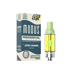MODUS - CDT Presidential Blend (THC-A Liquid Diamond + Pegasus D8 + THC V) - Hemp Cartridges (3g x 5) - MK Distro