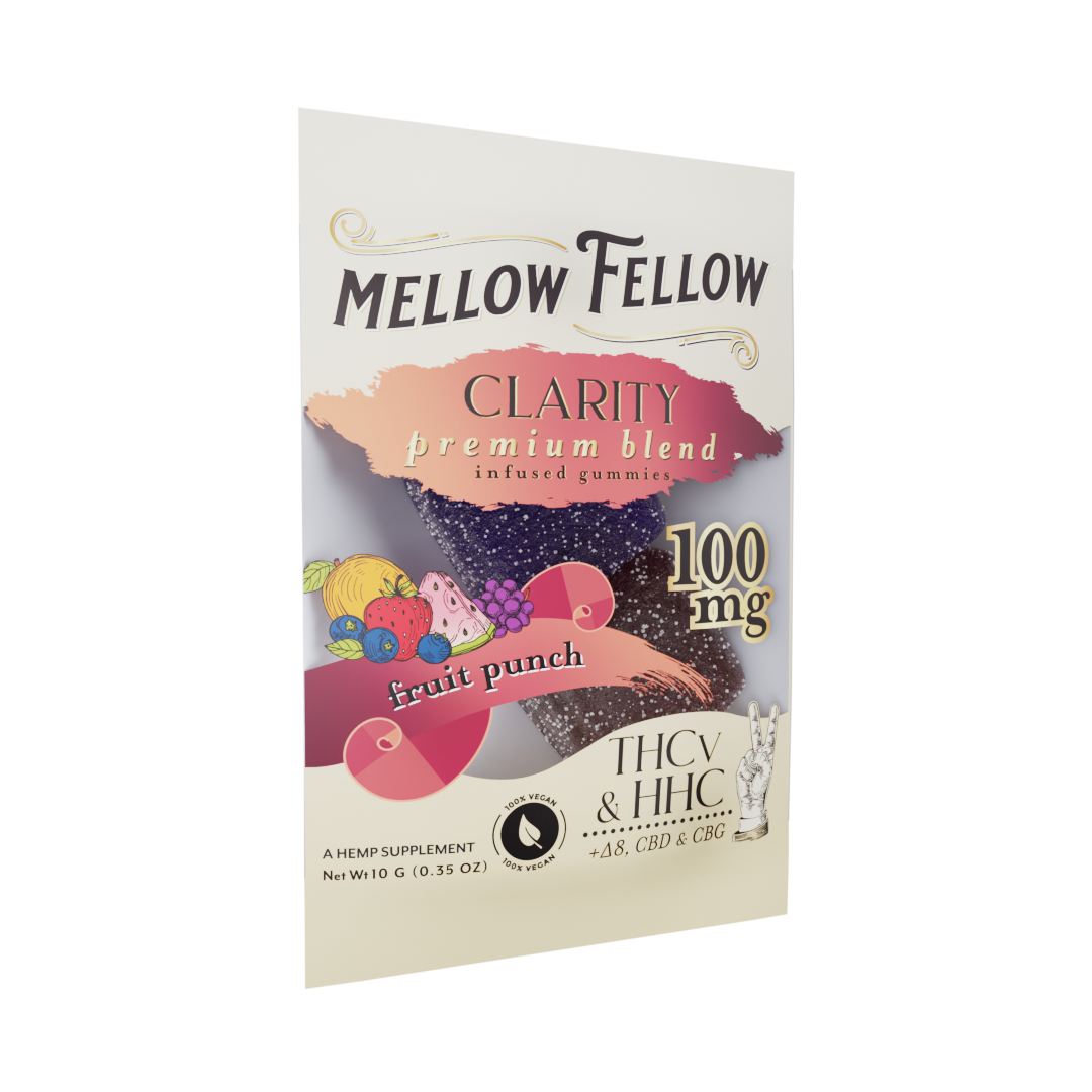 Mellow Fellow - Gummies & Edibles (100mg x 30) - MK Distro