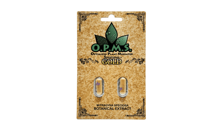 OPMS Gold Capsules - Kratom Capsules (2ct x 10)