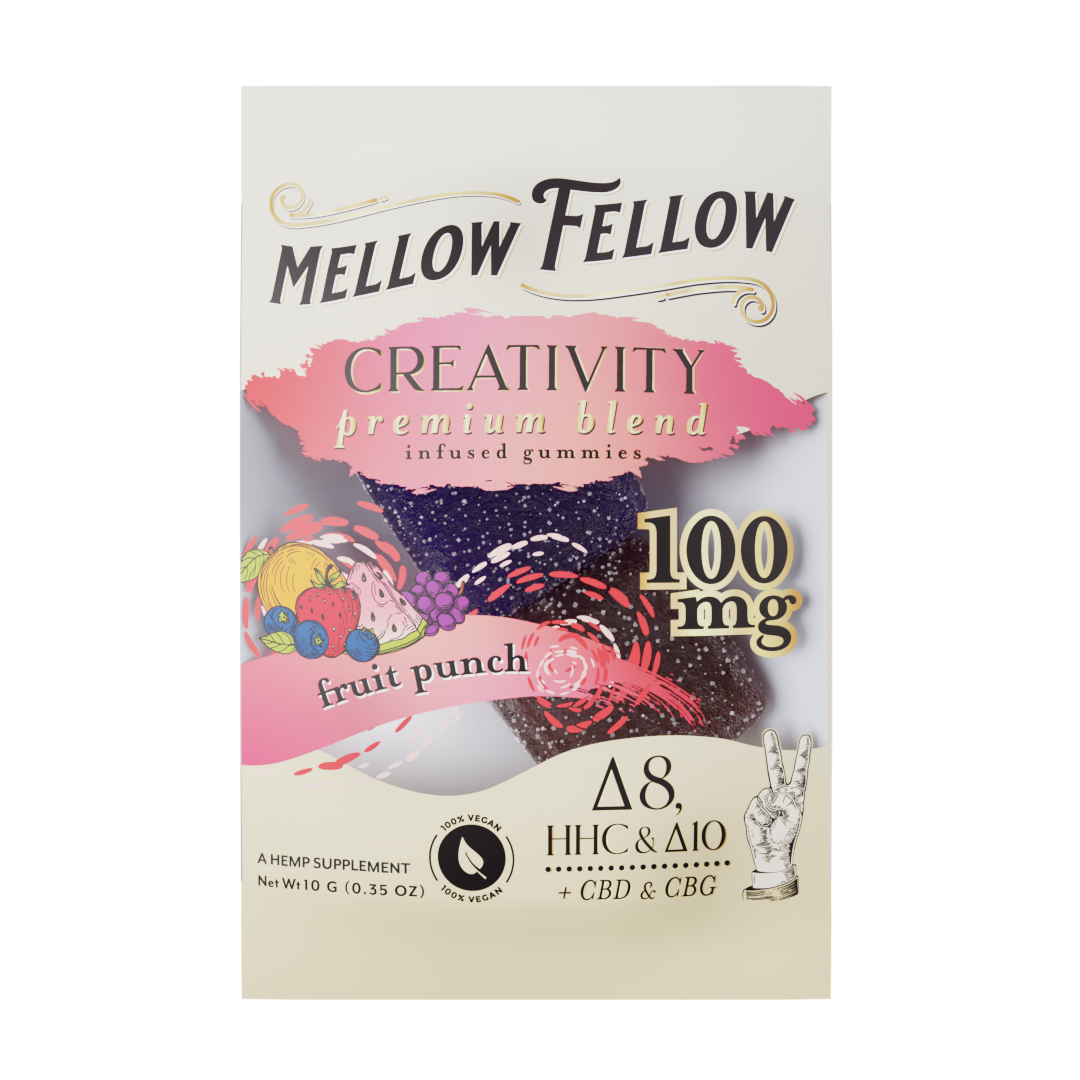 Mellow Fellow - Gummies & Edibles (100mg x 30) - MK Distro