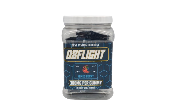 D8Flight - Heavy Hitter Dose (Delta8) - Gummies & Edibles (300mg x 25) - MK Distro