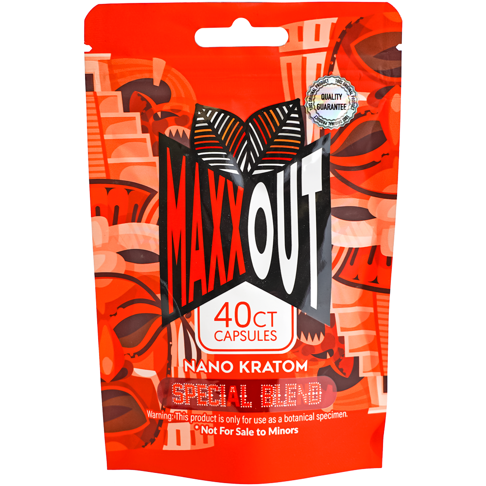 Pain Out - Maxx Out - Kratom Capsules - MK Distro