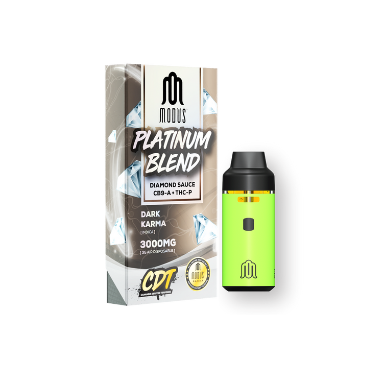 MODUS - Platinum Blend CDT Diamond Sauce (CB9-A + THC -P) - Hemp Disposable (3g x 5) - MK Distro