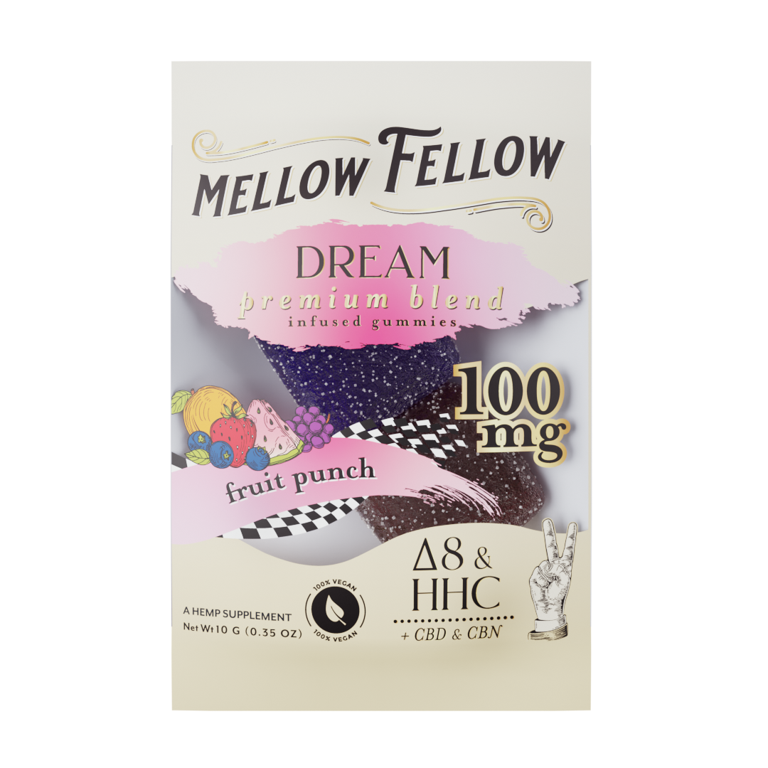 Mellow Fellow - Gummies & Edibles (100mg x 30) - MK Distro